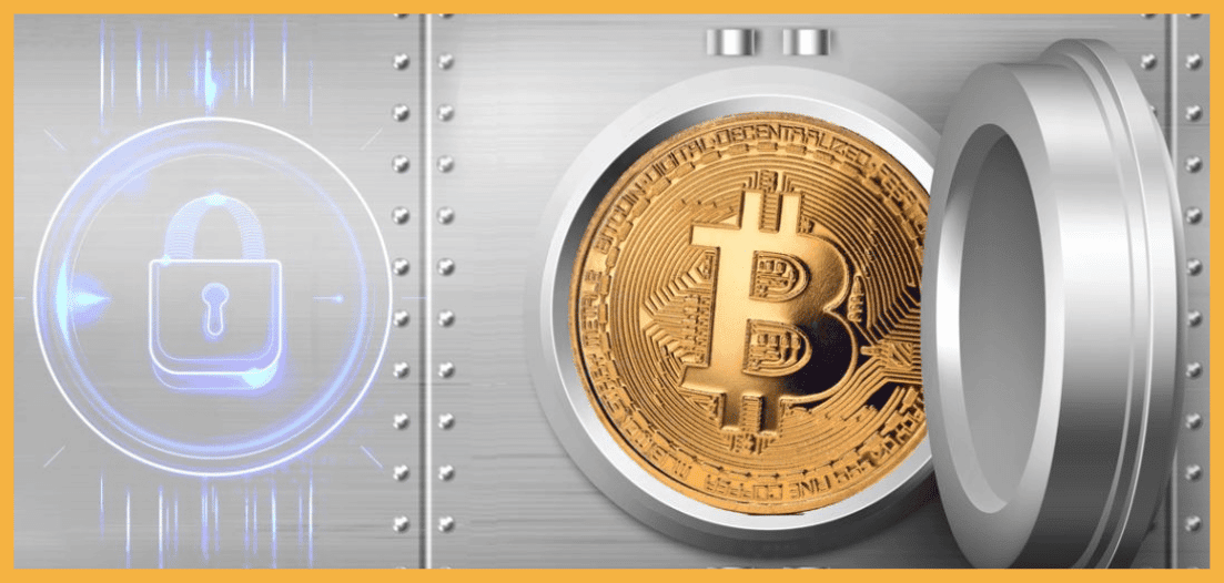 Bóveda Bitcoin candado Bóveda Bitcoin