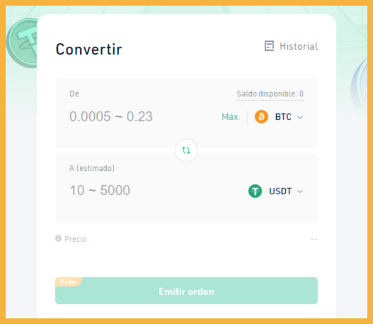 Kucoin Convertir
