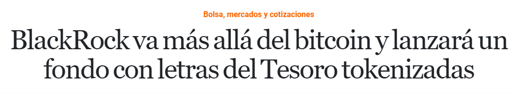 Fondo tokenizado Blackrock